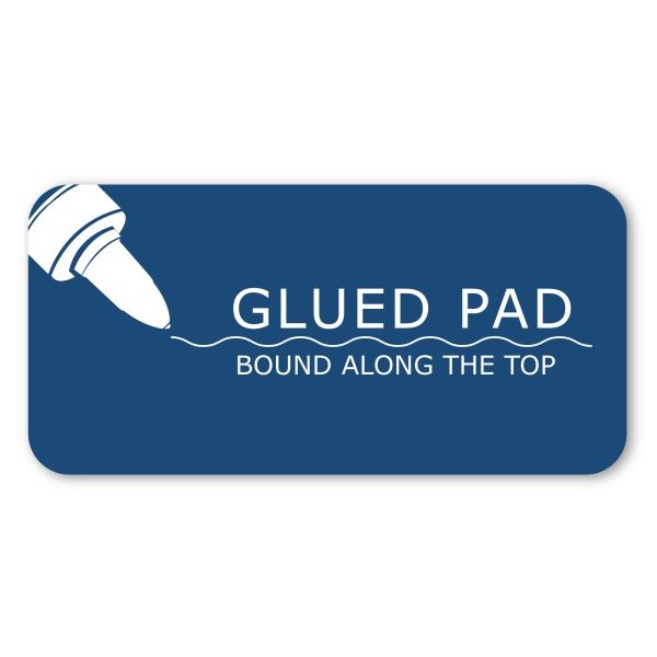 Gum Pad 8.5"X11" Green 3Hole Punch Law Ruled With Margin