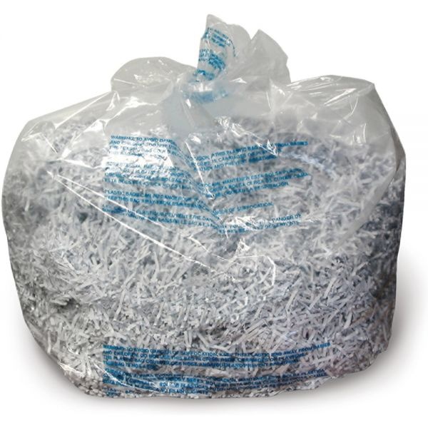 Gbc Plastic Shredder Bags, 6-8 Gal Capacity, 100/Box