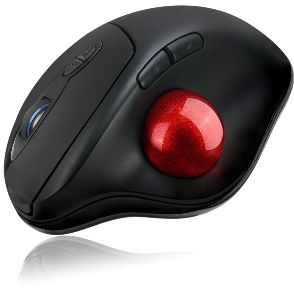 Adesso Imouse T30 - Wireless Programmable Ergonomic Trackball Mouse