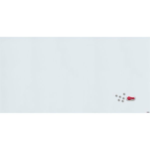 Lorell Magnetic Unframed Dry-Erase Bulletin Whiteboard, 72" X 36", White