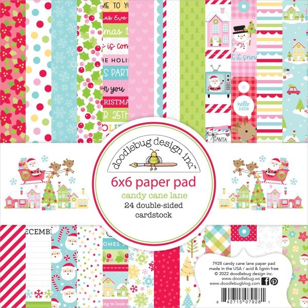 Doodlebug Double-Sided Paper Pad 6"X6" 24/Pkg