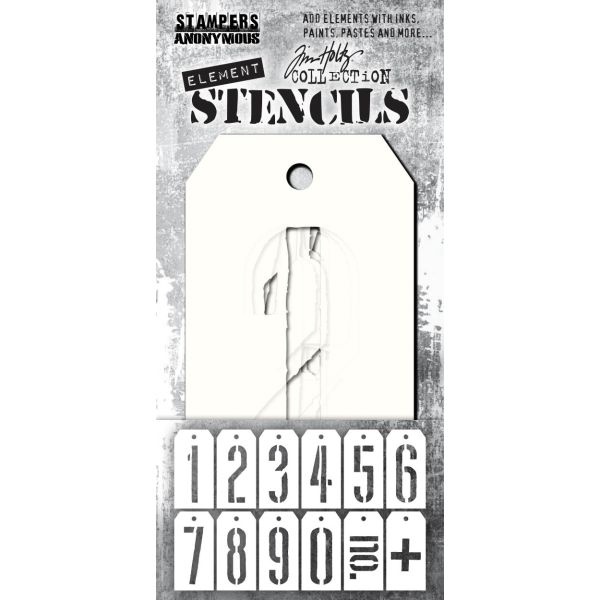 Tim Holtz Element Stencils 12/Pkg