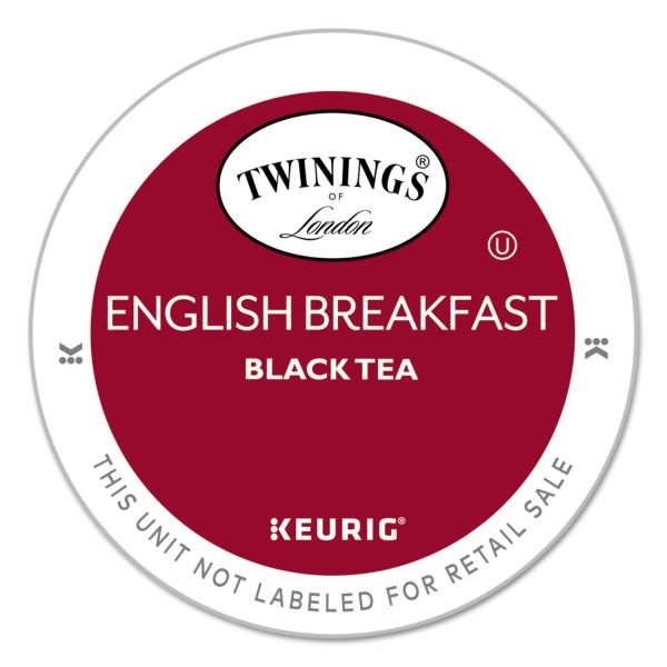 Twinings Tea K-Cups, English Breakfast, 0.11 Oz K-Cups, 24/Box