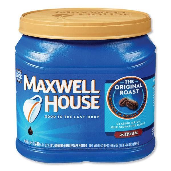 Maxwell House Coffee, Regular Ground, 30.6 Oz Canister (Makes About 92 Cups)