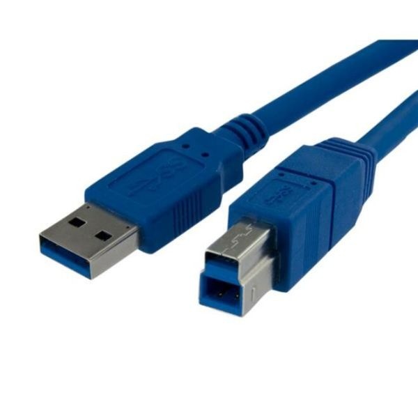 Superspeed Usb 3.0 (5Gbps) Cable A To B - Usb 3.0 A (M) To Usb 3.0 B (M) - 480 Mbytes/S Or 4.8 Gbps - 3 Ft