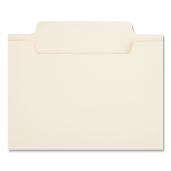Universal Reinforced Top Tab Fastener Folders, 0.75" Expansion, 2 Fasteners, Legal Size, Manila Exterior, 50/Box