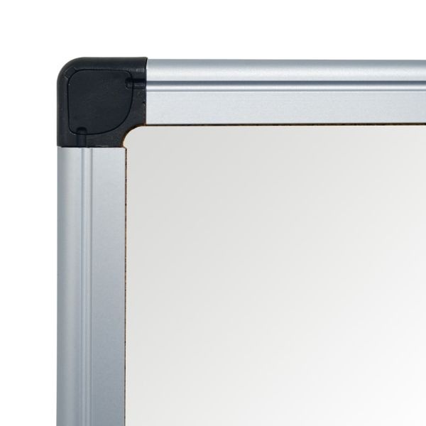 Mastervision Maya Platinum Pure Magnetic Dry-Erase Whiteboard, 48" X 36", Aluminum Frame With Silver Finish