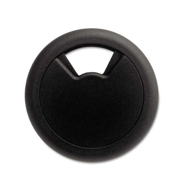 Cord Away Grommet, Adjustable, 2.38" Diameter, Black