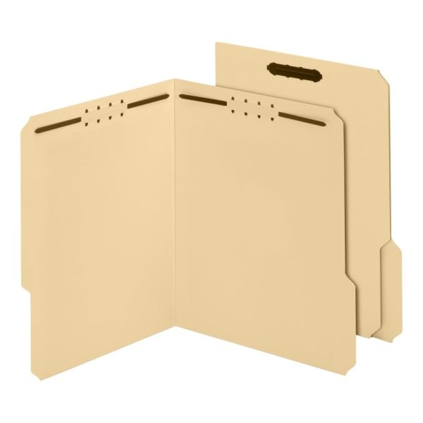 Pendaflex Smart Shield Fastener Folders, Letter Size, Manila, 2 Embedded Fasteners, 3/4" Expansion