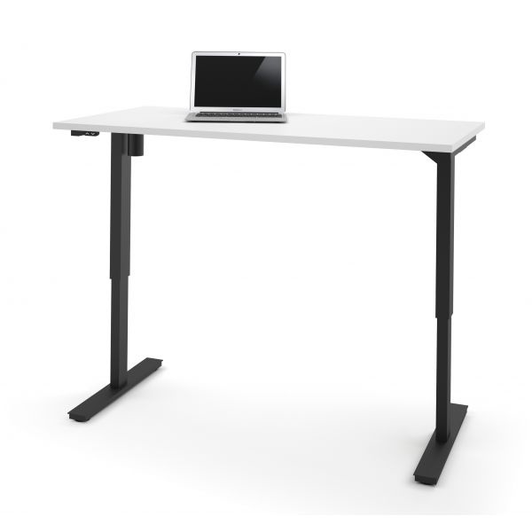 Bestar 30" X 60" Electric Height Adjustable Table In White
