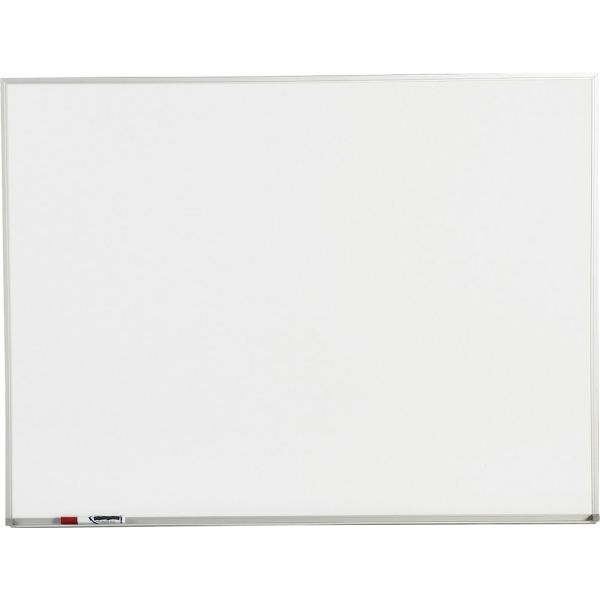 Lorell Non-Magnetic Melamine Dry-Erase Whiteboard, 36" X 24", Aluminum Frame With Silver Finish