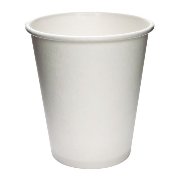 Solo Polycoated Hot Paper Cups, 16 oz, White