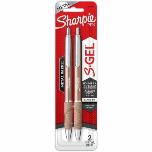 Sharpie S-Gel Pen Black .5mm 4ct