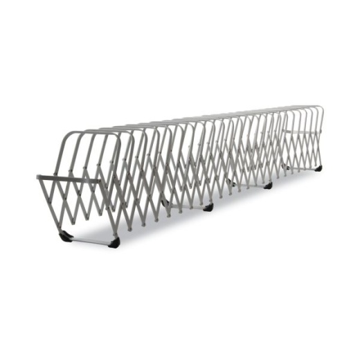 Lee Flexifile Expandable Collator To Organizer, 24 Sections, Letter to Legal Size Files, Silver