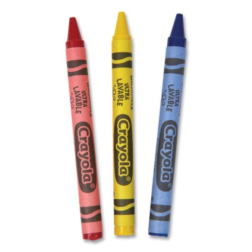 Crayola Kid's First Washable Crayon - Assorted Wax - 8