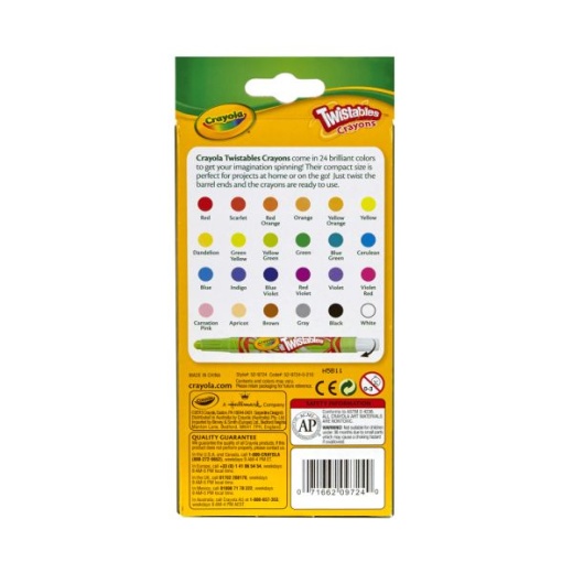 10 Ct Mini Twistables Crayons