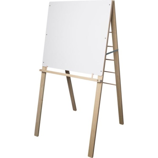 Flipside Big Book Easel - 24" x 24" - White Surface - Rectangle - Assembly Required