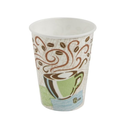 Dixie PerfecTouch By GP PRO Hot Cups, 8 Oz., Pack Of 25