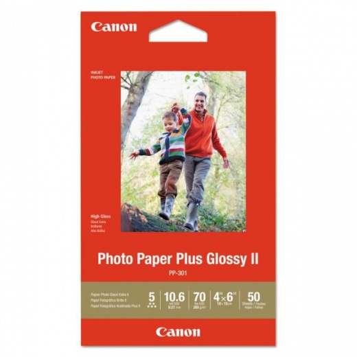 Canon Photo Paper Plus Glossy II - 4 x 6, 50 Pack