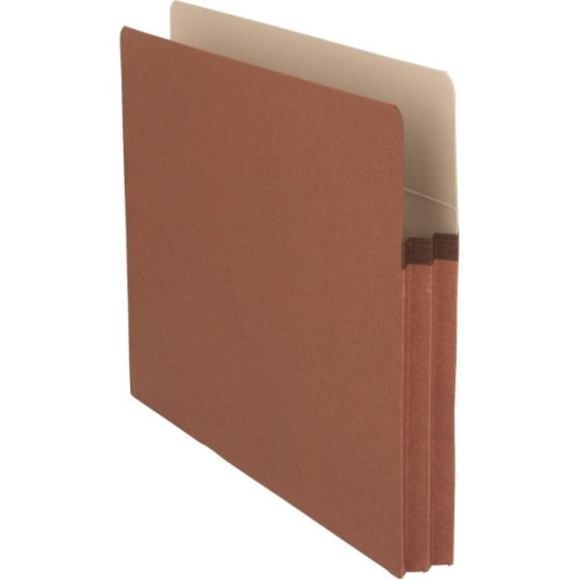 Business Source Redrope Expanding File Pocket - 8 1/2" x 11" - 1 3/4" Expansion - 30% Recycled - 25 / Box