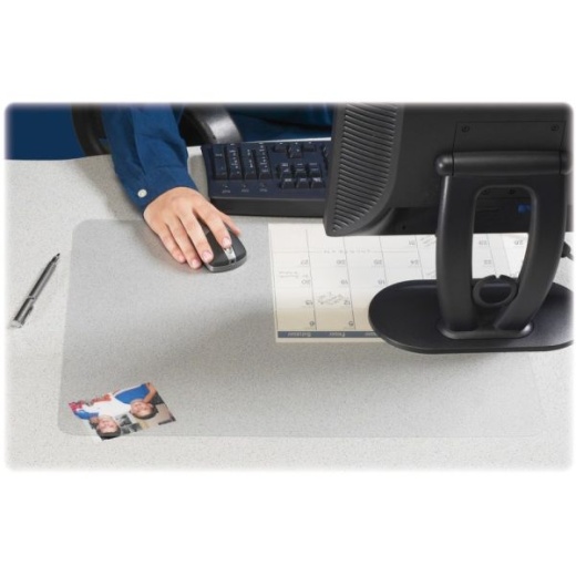Artistic Krystalview Desk Pad with Antimicrobial Protection, 38" x 24", Clear
