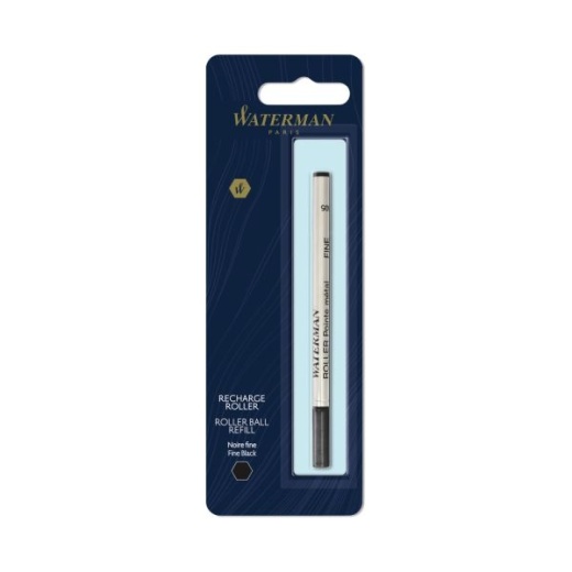 Waterman Rollerball Pen Refill, Fine Point, 0.5 Mm, Black