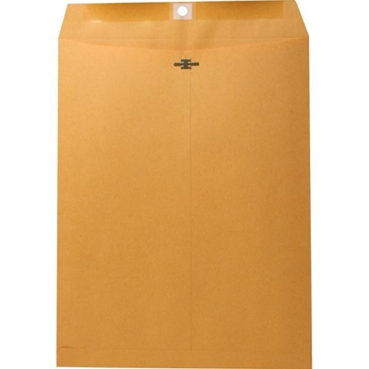 Nature Saver Clasp Envelopes, #97, Kraft, Box Of 100