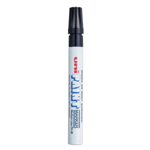 Uni-Paint Permanent Marker, Medium Bullet Tip, Black