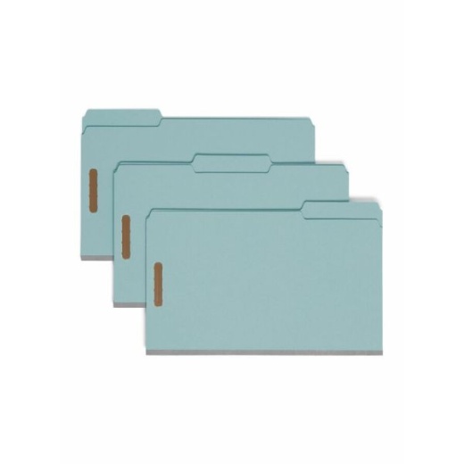 Smead 1/3 Tab Cut Legal Recycled Fastener Folder