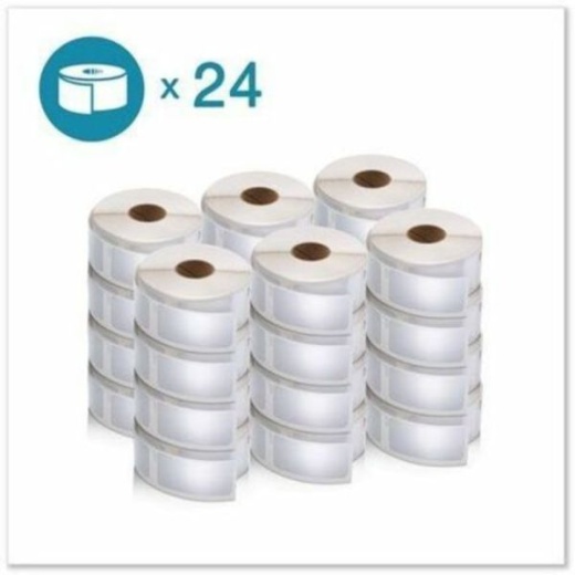 Dymo LabelWriter Multipurpose Labels - 1" Height X 2 1/8" Width - Rectangle - 24 Roll