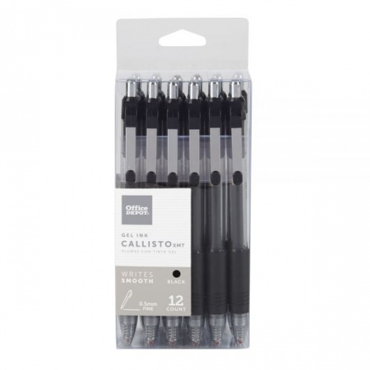BIC Intensity Marker Pens Ultra Fine Point 0.5 mm Black Barrel Black Ink  Pack Of 12 Pens - Office Depot