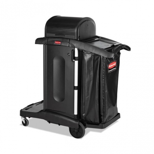Rubbermaid Commercial Executive High Security Janitorial Cleaning Cart