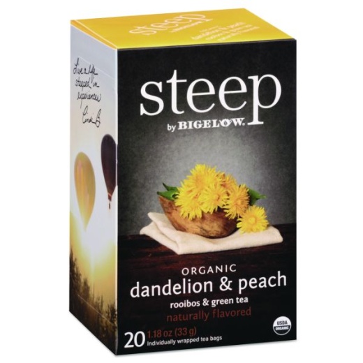 Bigelow Steep Tea, Dandelion And Peach - Unique Fusion of Exotic Ingredients