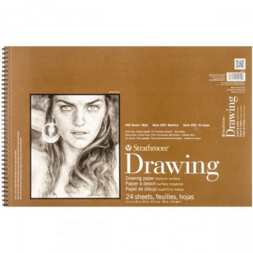 Strathmore 400 Series Recycled Drawing Pad - 18 x 24 inches