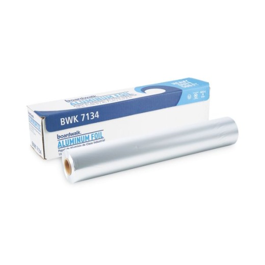Boardwalk Heavy-Duty Aluminum Foil Roll, 87 Gauge, 18" X 500 Ft