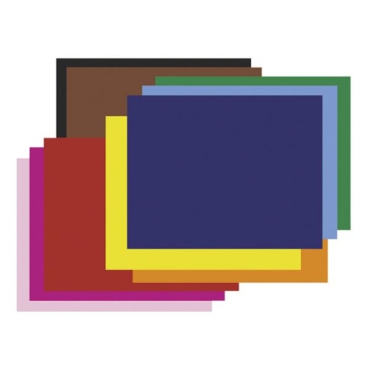 Pacon Peacock 100% Recycled Railroad Board, 22" x 28", 4-Ply, Assorted, Pack Of 25 Sheets
