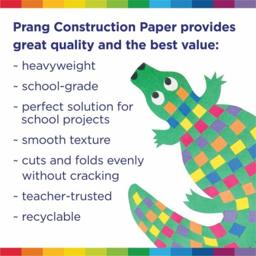 Pacon SunWorks Construction Paper, Orange - 50 count