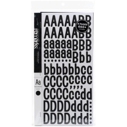 Remarks Sticker Book - Add a Touch of Personality to Your Paper Crafts