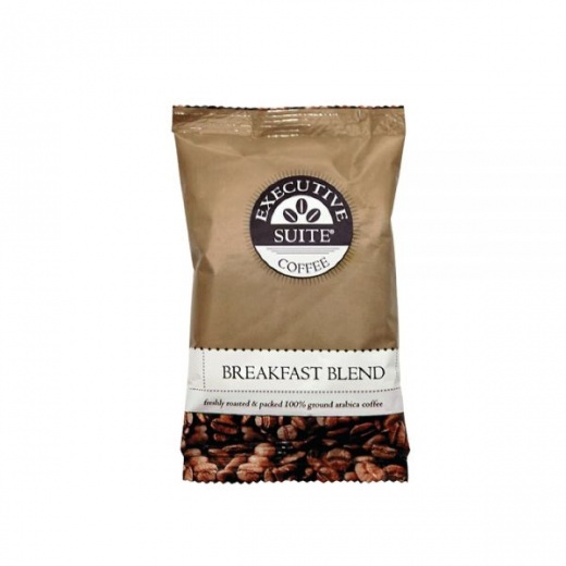 Executive Suite Coffee Single-Serve Packets: Medium Roast Breakfast Blend, 42-Count