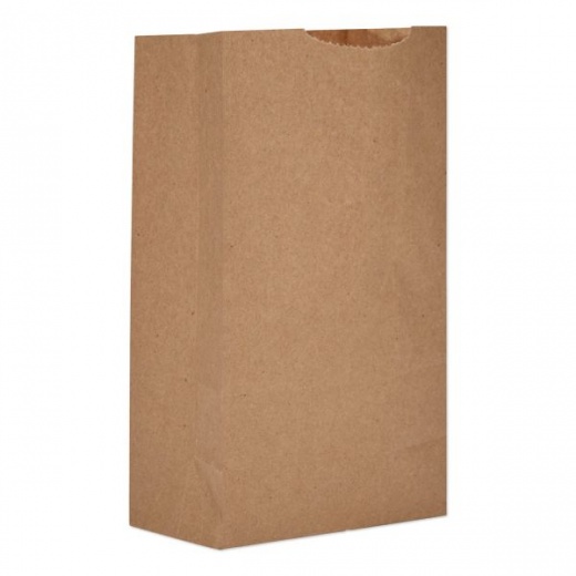 General Grocery Paper Bags, #3 Size, 4.75" X 2.94" X 8.56", Natural, 500/Bundle