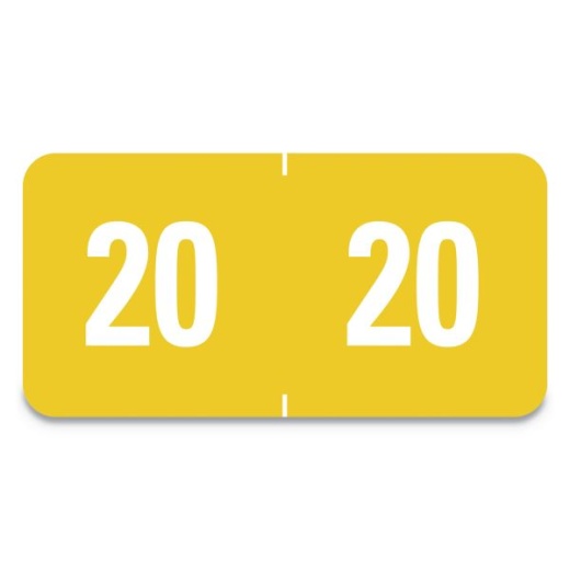 Smead Yearly End Tab File Folder Labels