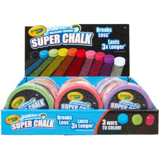 Magnetic Bordr White Chalk Loops W/ Color Chalk