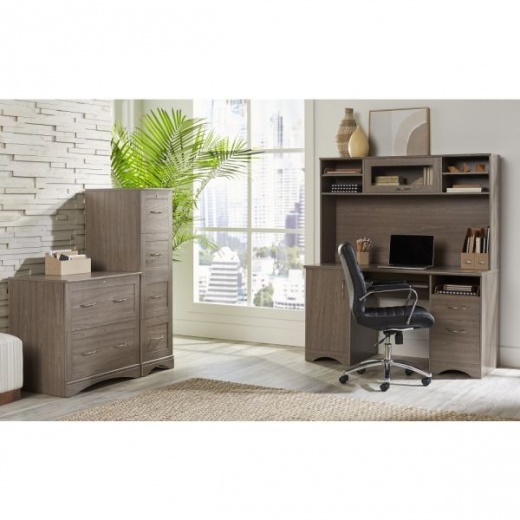 realspace pelingo 60w computer desk gray