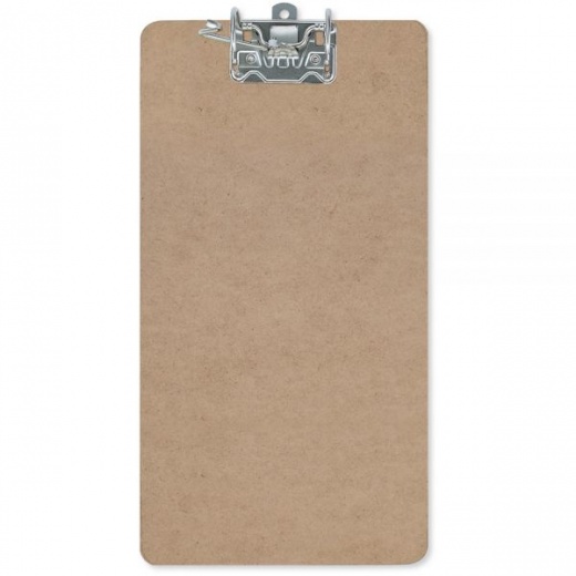 Brown Clipboard with Arch Clip, 9" x 15 1/2", 100% Recycled