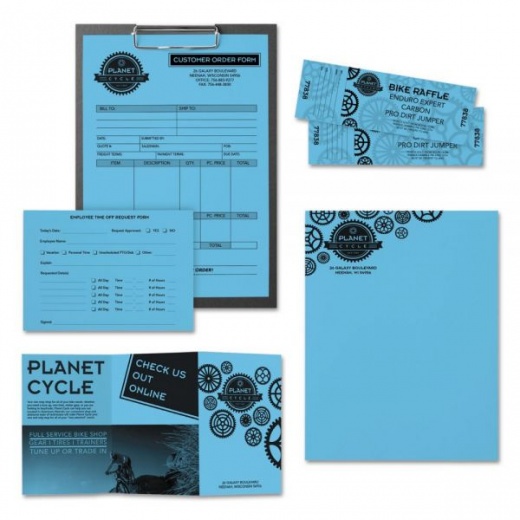Astrobrights Color Multi-Use Printer & Copier Paper, Letter Size (8 1/2 x  11), Ream Of 500 Sheets, 24 Lb, Fireball Fuchsia