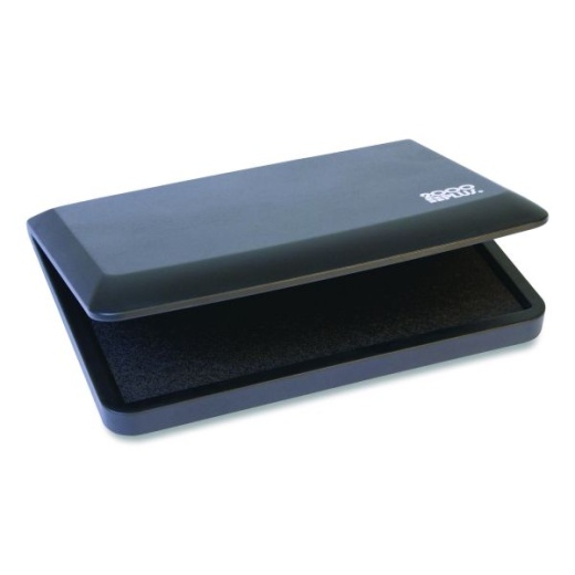 Cosco 2000 Plus One-Color Felt Stamp Pad, #1, 4.25" x 2.75", Black