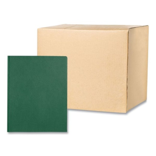Roaring Spring Pocket Folder With 3 Fasteners, 0.5" Capacity, 11 X 8.5, Dark Green, 25/Box, 10 Boxes/Carton