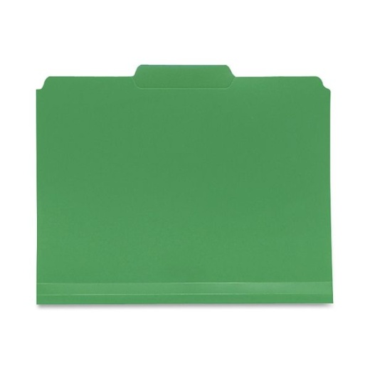Smead Inn Dura File Folders, Letter Size, 1/3 Cut, Green, Box Of 24
