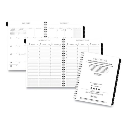 At-A-Glance Executive Weekly/Monthly Planner Refill with 15-Minute Appointments