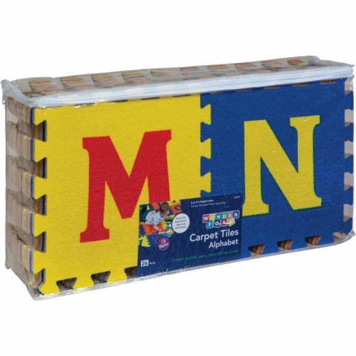 Creativity Street Wonderfoam Alphabet Carpet Tiles